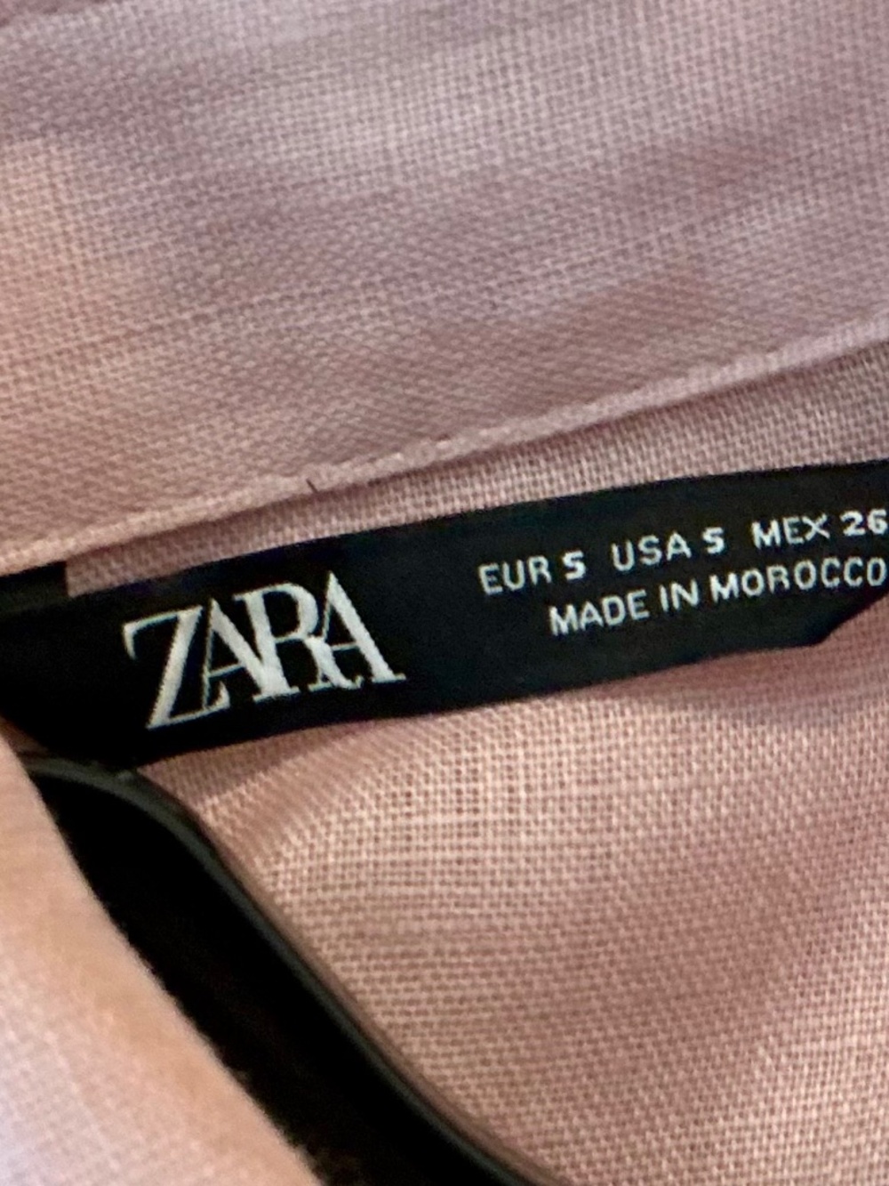 Zara Long Sleeve Linen Blouse - Picture 4 of 4